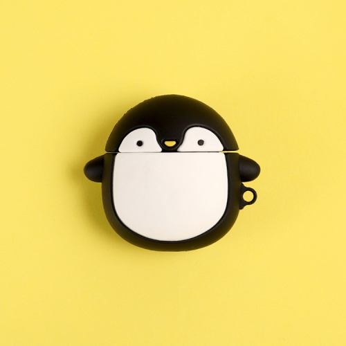 

For Airpods Cartoon Penguin Shape Earphone Silicone Protective Case with Hook