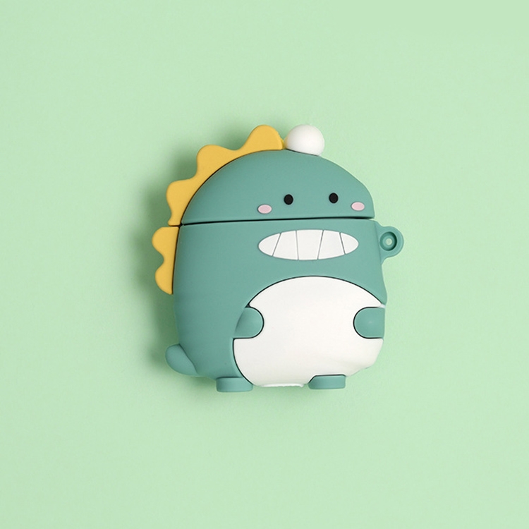 

For Airpods Cartoon Selling Cute Little Dinosaurs Shape Earphone Silicone Protective Case with Hook