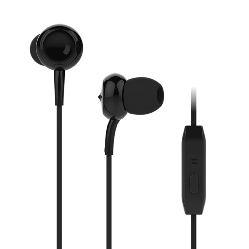

KIVEE KV-MT02 Candy 1.2m Wired In Ear 3.5mm Interface Stereo Earphones with Mic (Black)