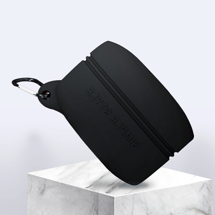

For Jabra Elite Active 65t Bluetooth Earphone Protective Case Silicone Anti-fall Waterproof Storage Box(Black)