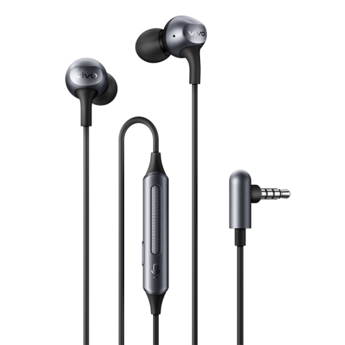 

Original vivo HP2035 6020001 3.5mm Interface L Connector In-ear Wire Control Earphone with Mic (Grey)