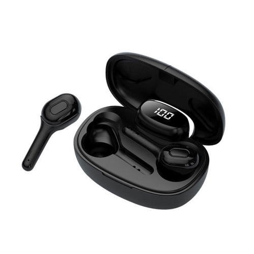 

T9S 6D Noise Reduction Business Translation Bluetooth Earphone with Charging Box & LED Battery Display, Support HD Calls & Voice Assistant & 33 Languages Translation(Black)