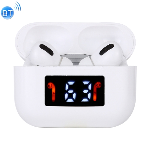 

i333 TWS Touch Control Bluetooth 5.0 Wireless Earphone for iOS with Digital Display Charging Box Support Renaming Bluetooth & Locating(White)