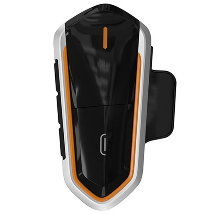 

QTBE6 50m Waterproof 2 Users Connection Riders Bluetooth Interphone Earphione for Motorcycle Helmet (White)