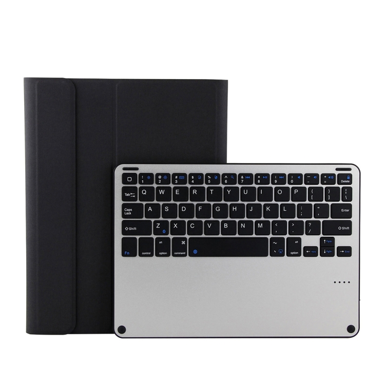 

3018 Detachable Bluetooth 3.0 Aluminum Alloy Keyboard + Imitation Cloth Texture Leather Case for iPad Air / Air 2 / iPad Pro 9.7 inch, with Sleep / Water Repellent Function(Black)