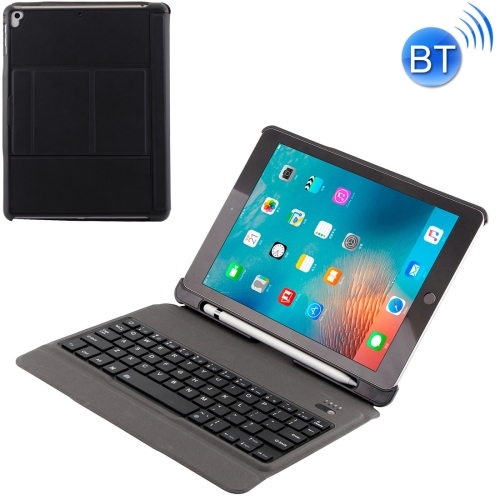 

T-201 Detachable Bluetooth 3.0 Ultra-thin Keyboard + Lambskin Texture Leather Case for iPad Air / Air 2 / iPad Pro 9.7 inch, Support Multi-angle Adjustment (Black)