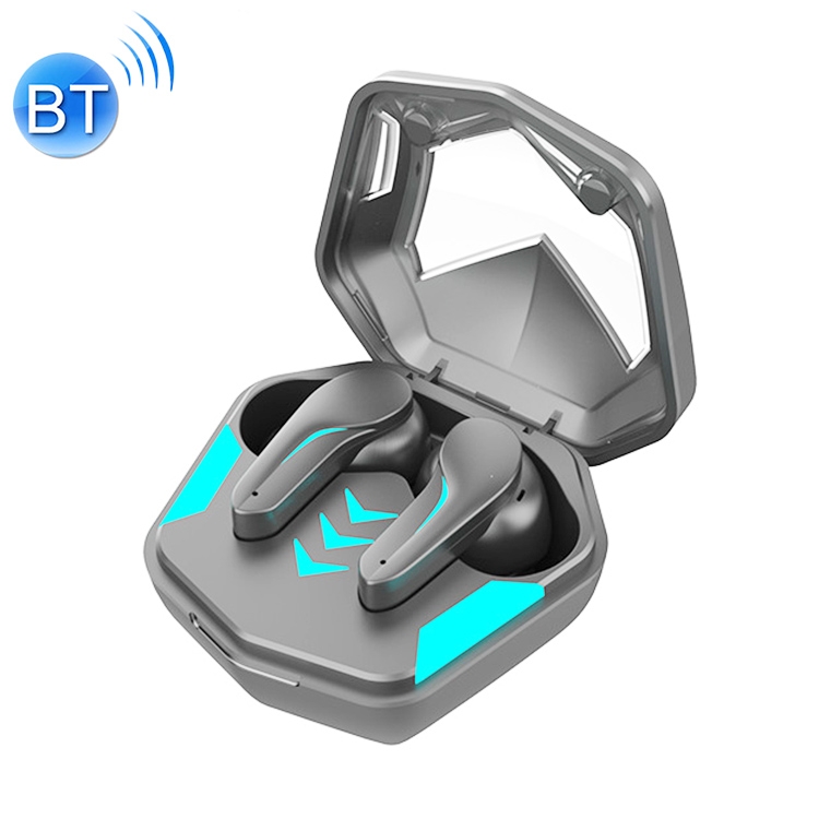 

MD188 TWS Gaming Sport Wireless Bluetooth Earphone (Silver)