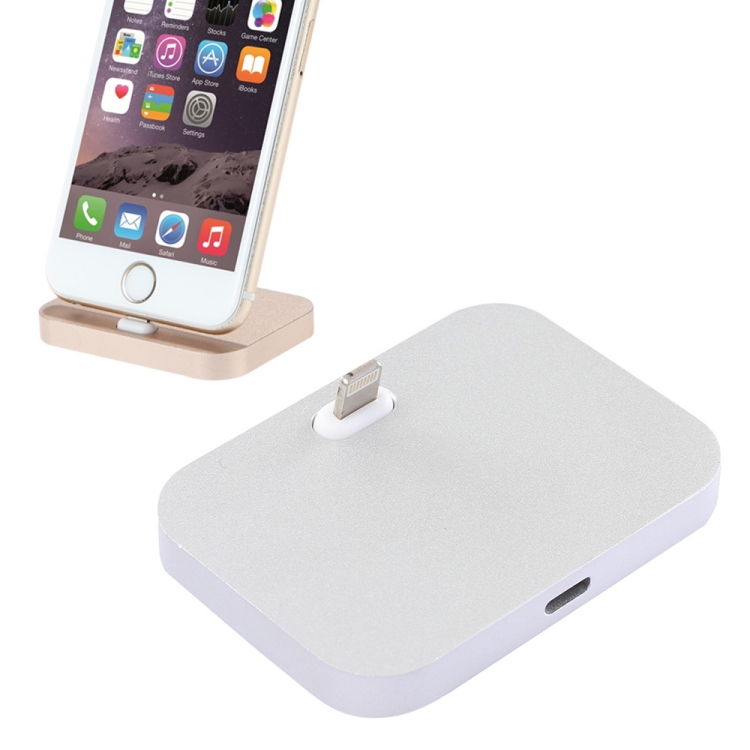 8 Pin Stouch Aluminum Desktop Station Dock Charger for iPhone 6 & 6s, iPhone 6 Plus & 6s Plus, iPhone 5 & 5S & 5C & SE(Silver)
8 Pin Stouch Aluminum Desktop Station Dock Charger for iPhone 6 & 6s, iPhone 6 Plus & 6s Plus, iPhone 5 & 5S & 5C & SE(Silver)