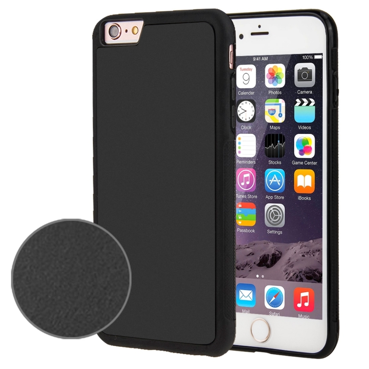 

For iPhone 6 Anti Gravity Design Case Anti-Gravity Sticks Magical Case without Being Sticky(Black)