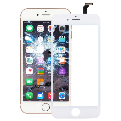 

Touch Panel with Front LCD Screen Bezel Frame & OCA Optically Clear Adhesive for iPhone 6(White)