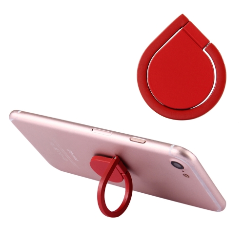 

Universal 360 Degree Rotation Drops of water Style Ring Phone Holder Stand, for iPhone / Huawei / Samsung / HTC / Sony / LG Mobile Phone(Red)