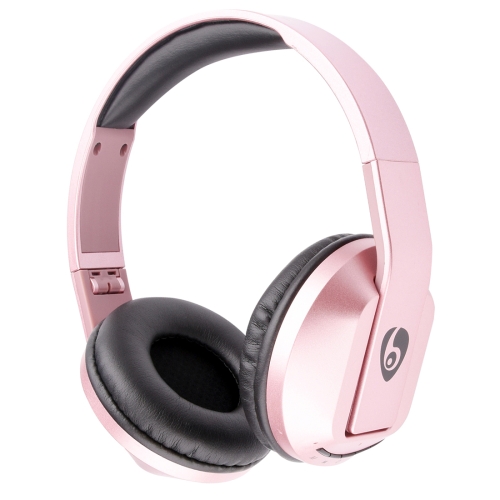 

OVLENG S77 Headband Universal Folding Bluetooth Headset with Handsfree Call Function, for iPhone / Samsung / LG / HTC / Nokia / Blackberry Mobile Phone(Rose Gold)