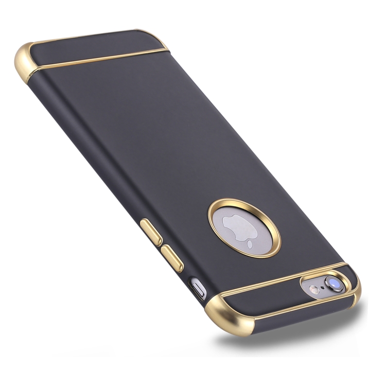 

For iPhone 6 & 6s Electroplating TPU Protective Back Cover Case (Black)