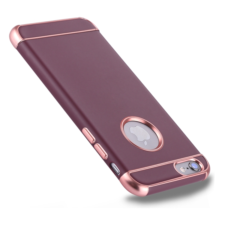 

For iPhone 6 & 6s Electroplating TPU Protective Back Cover Case(Rose Gold)