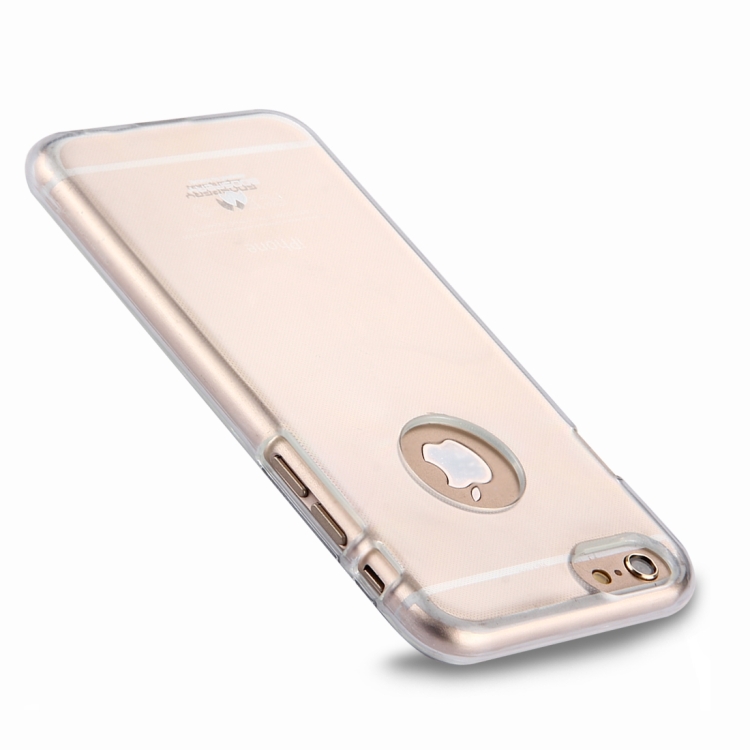 

GOOSPERY JELLY CASE for iPhone 6 & 6s TPU Glitter Powder Drop-proof Protective Back Cover Case (Transparent)