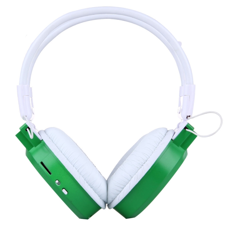 

SH-S1 Folding Stereo HiFi Wireless Sports Headphone Headset with LCD Screen to Display Track Information & SD / TF Card, For Smart Phones & iPad & Laptop & Notebook & MP3 or Other Audio Devices(Green)