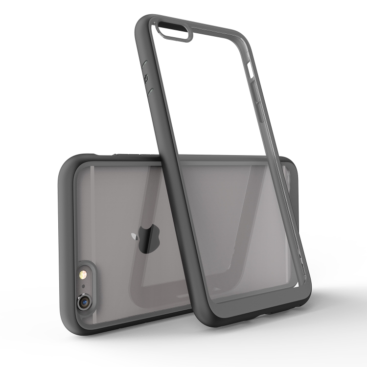 

Two-color Frame Acrylic PC Case for iPhone 6 (Black)