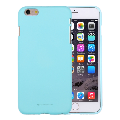 

GOOSPERY SOFT FEELING for iPhone 6 & 6s Liquid State TPU Drop-proof Soft Protective Back Cover Case (Mint Green)