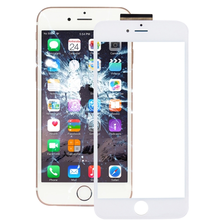

for iPhone 6s Plus Touch Panel with Front LCD Screen Bezel Frame & OCA Optically Clear Adhesive(White)