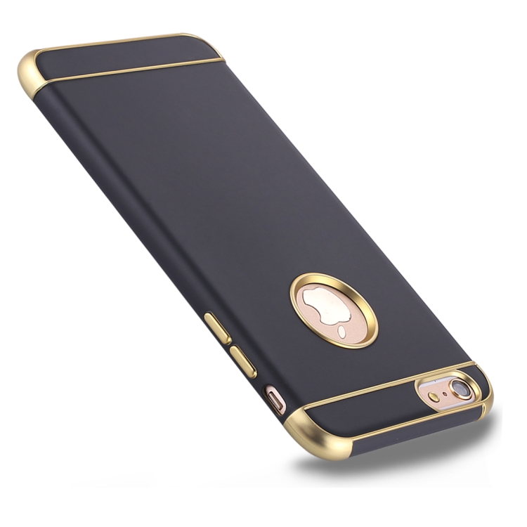 

For iPhone 6 Plus & 6s Plus Electroplating TPU Protective Back Cover Case(Black)