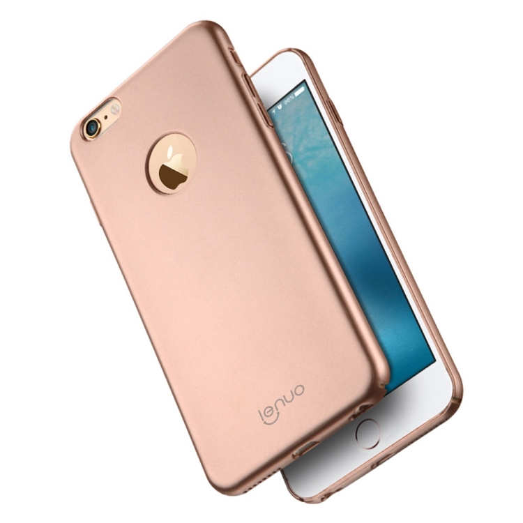 

Lenuo for iPhone 6 Plus & 6s Plus PC Ultra-thin Impact Protection Case(Rose Gold)
