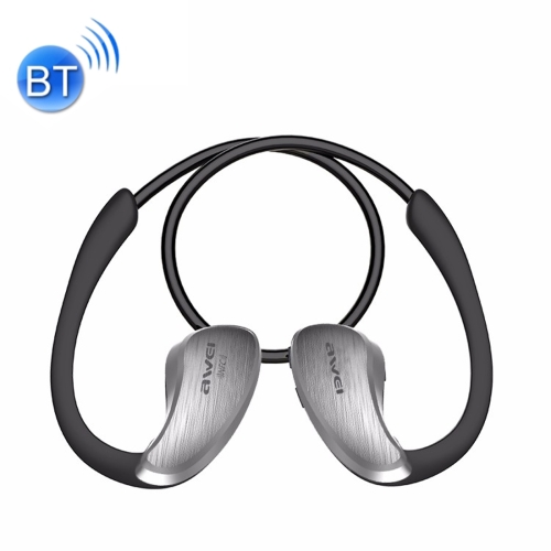 

AWEI A885BL Wireless Sport Bluetooth Stereo Earphone with Mic, Support Handfree Call & NFC Function, for iPhone, Samsung, HTC, Sony and other Smartphones(Grey)