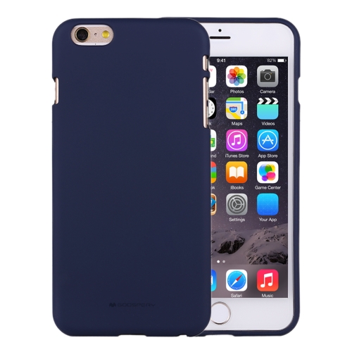 

GOOSPERY SOFT FEELING for iPhone 6 Plus & 6s Plus Liquid State TPU Drop-proof Soft Protective Back Cover Case(navy)