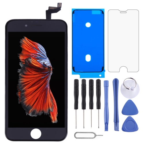 LCD Screen and Digitizer Full Assembly with Frame for iPhone 6s(Black)