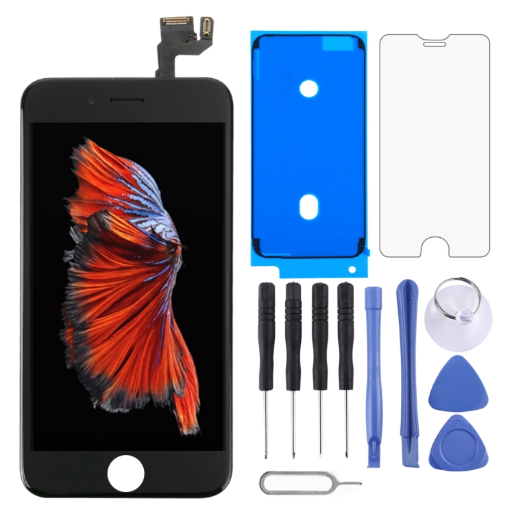 

Digitizer Assembly (Front Camera + Original LCD + Frame + Touch Panel) for iPhone 6s(Black)
