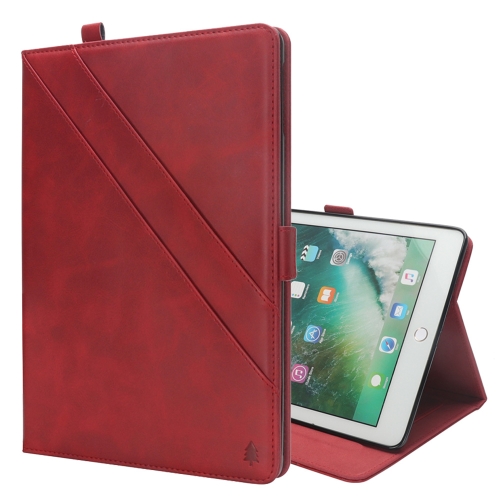 

Horizontal Flip Double Holder Leather Case for iPad 9.7 (2018) / (2017) & Pro 9.7 & Air 2 & Air , with Card Slots & Photo Frame & Pen Slot(Red)