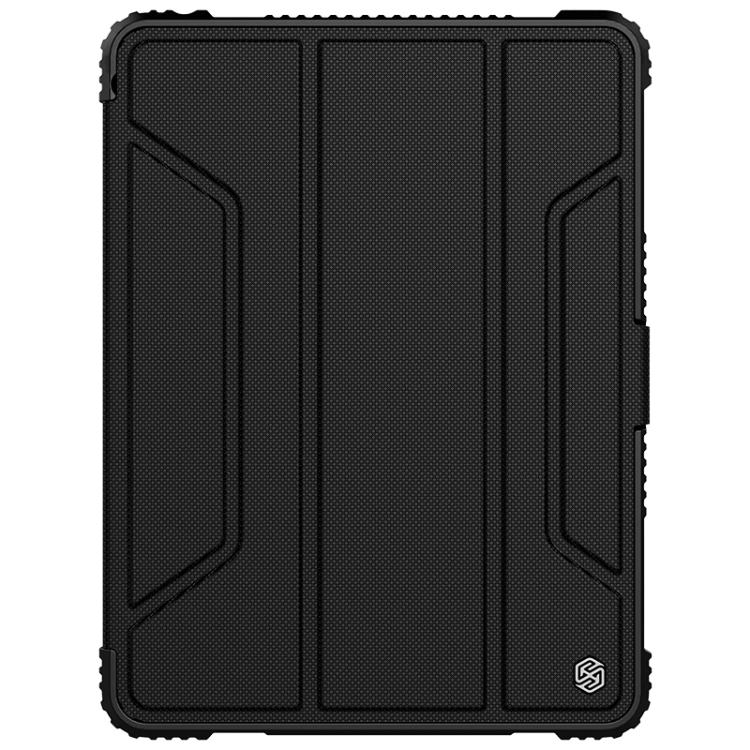 

NILLKIN Bumper Horizontal Flip Leather Case for iPad 9.7 (2018) & (2017)，with Pen Slot (Black)