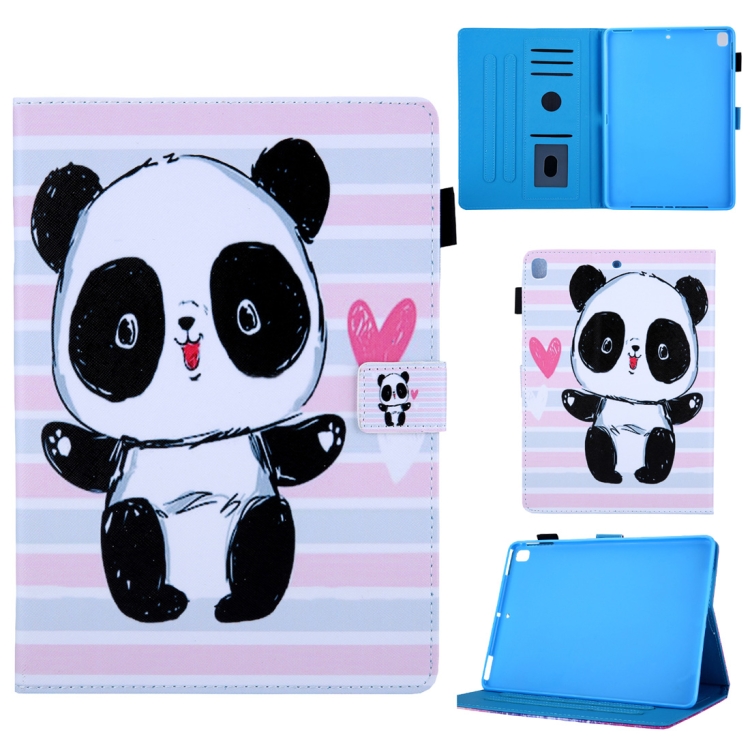 

Striped Panda Pattern Horizontal Flip Leather Case for iPad Air / Air 2 / iPad Pro 9.7 2016 / iPad 9.7 2017 / iPad 9.7 2018, with Holder & Card Slot & Sleep / Wake-up Function