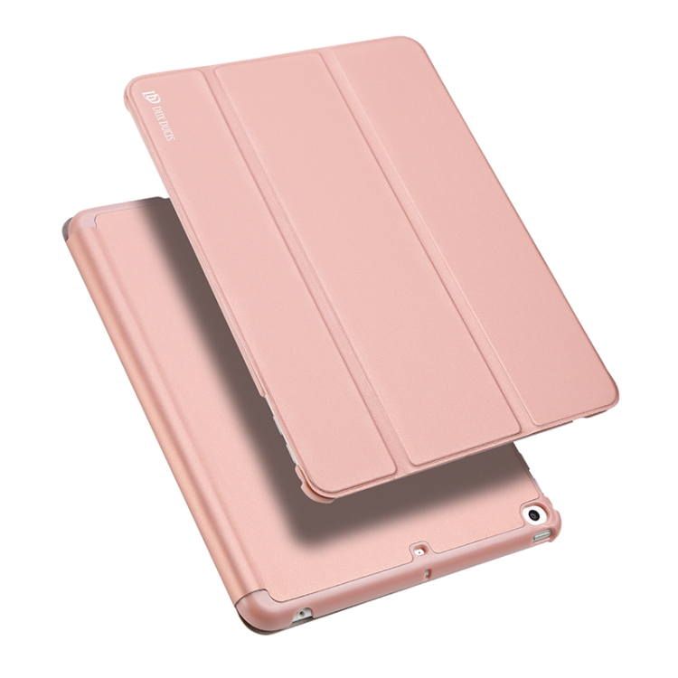 

DUX DUCIS Skin Pro Series Horizontal Flip PU + PC Leather Case for iPad 9.7 inch (2018) & (2017), with Three-folding Holder & Pen Slot(Pink)
