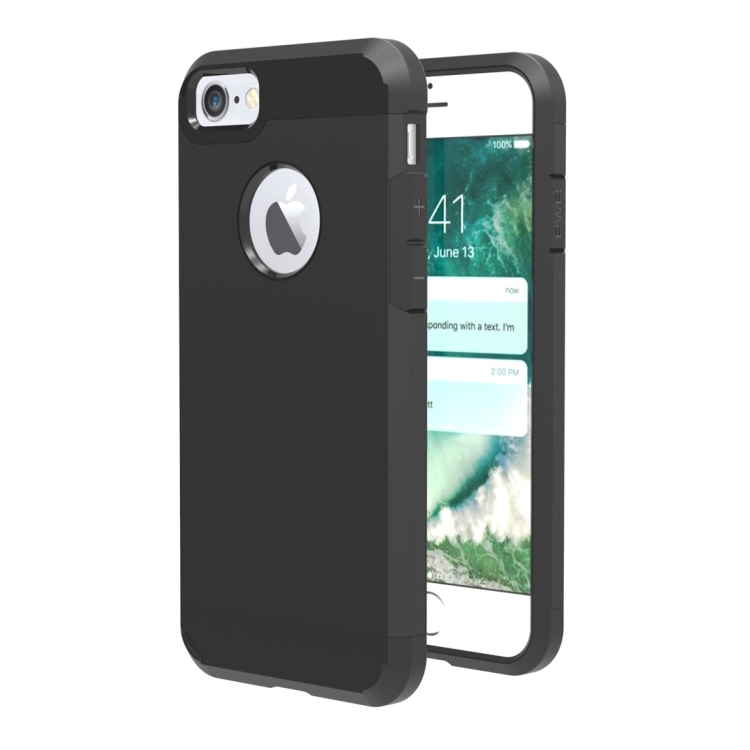 

For iPhone 8 & 7 Separable Corselet TPU + PC Combination Case(Black)