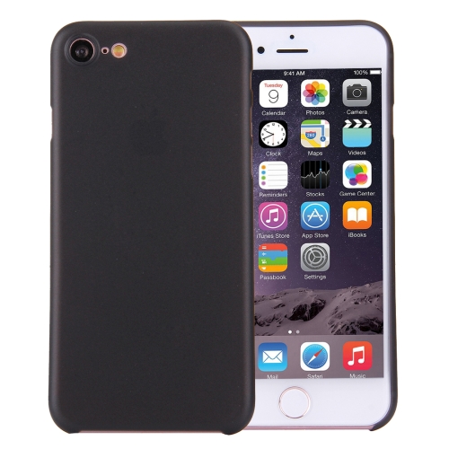 

For iPhone 8 & 7 Ultrathin Superlight Transparent PP Protective Case(Black)