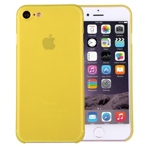 

For iPhone 8 & 7 Ultrathin Superlight Transparent PP Protective Case(Yellow)