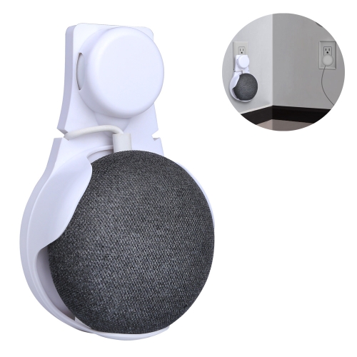

Google Home Mini Wall Mount Hold Smart Speaker Wall Mounted Wall Bracket for Household Wall Hanging(White)