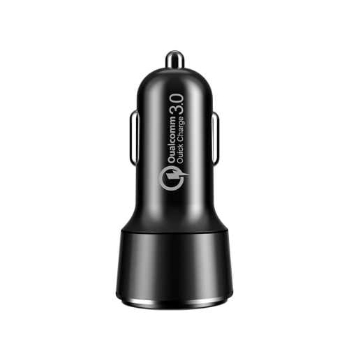 

JOYROOM CC-032 2.4A QC 3.0 Dual USB Car Charger Fast Charging (Black)