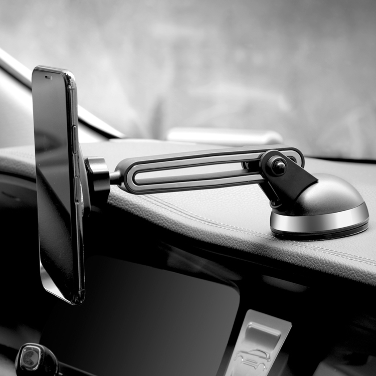 

XO C20 Auto Car Metal Magnet Phone Holder(Silver)