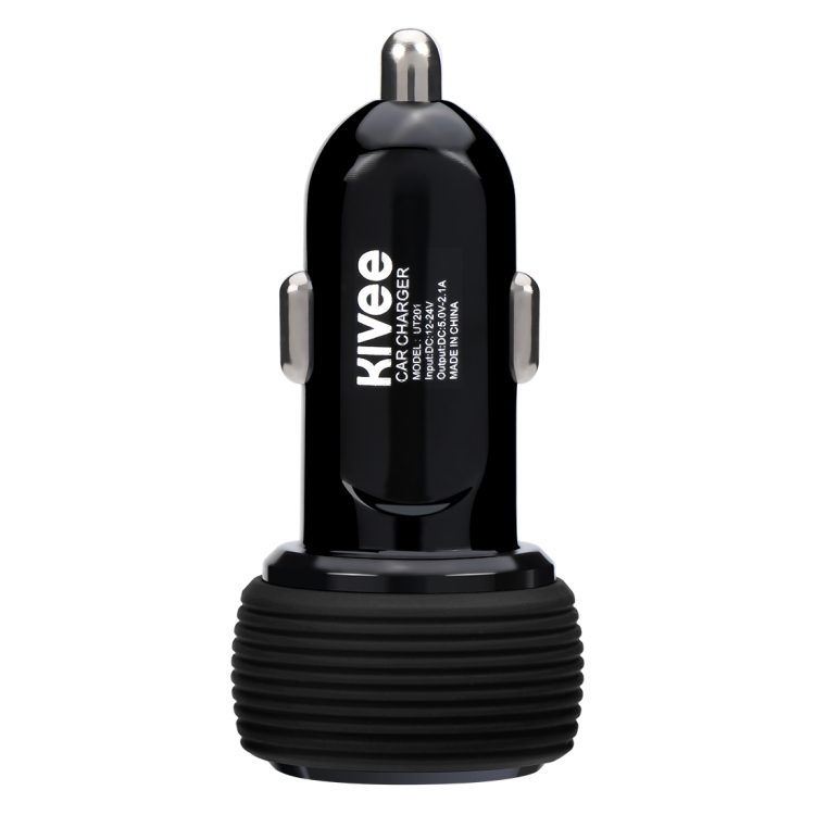 

KIVEE KV-UT201 2.1A Dual USB Car Charger (Black)