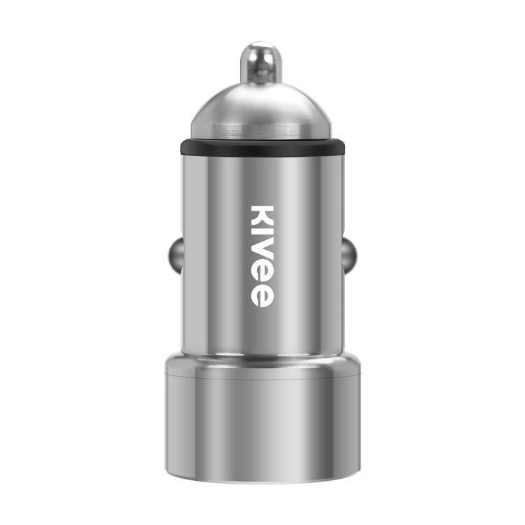 

KIVEE KV-UT202 2.4A Dual USB Car Charger (Silver)