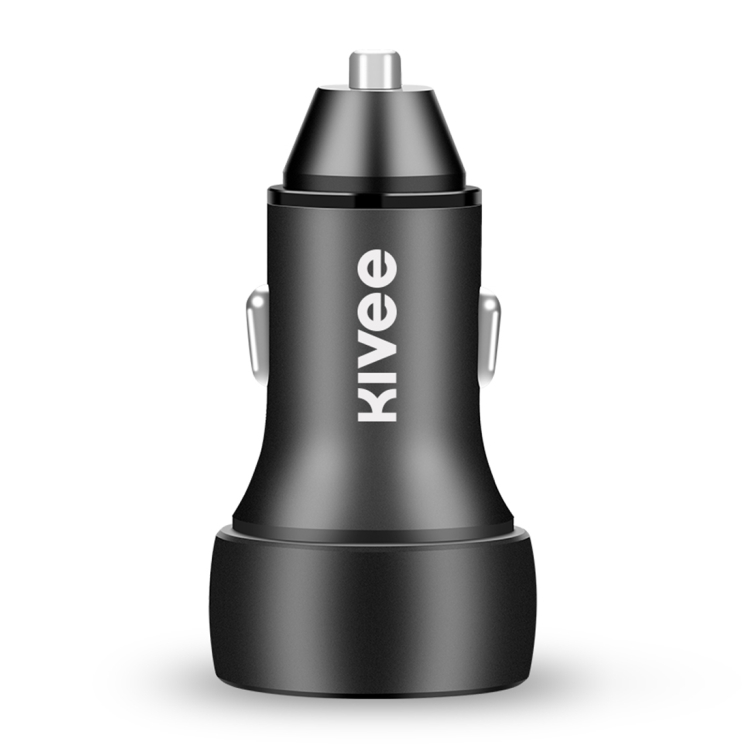 

KIVEE KV-UT901PV 4.8A Dual USB Intelligent Car Charger (Black)