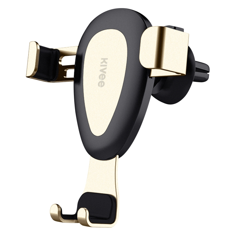

KIVEE KV-UC09 Universal Car Metal Gravity Mobile Phone Holder Bracket (Gold)