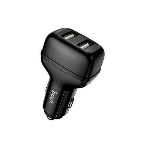 

hoco Z36 Chuangyu 2.4A Dual USB Car Charger (Black)