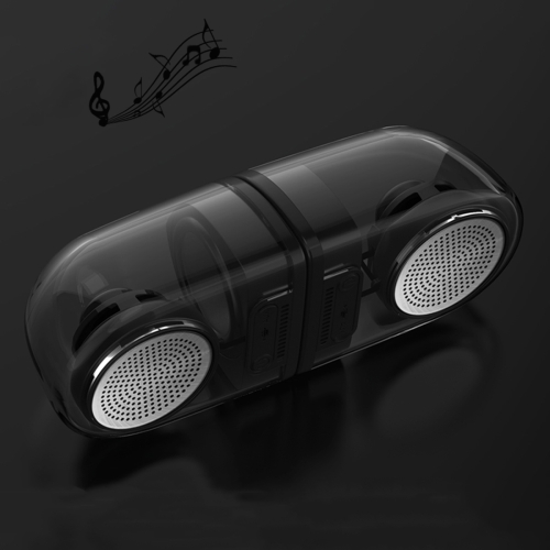 

REMAX RB-M22 TWS Bluetooth 4.2 Magnetic Wireless Bluetooth Speaker With Silicone Carry Case, Support AUX(Transparent)