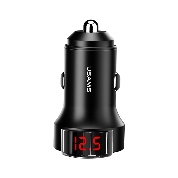 

USAMS US-CC113 C19 42W Dual Ports Digital Car Charger