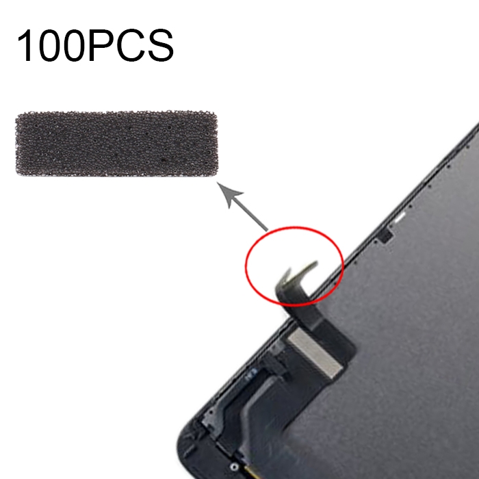 

100 PCS Touch Flex Cable Cotton Pads for iPhone 7