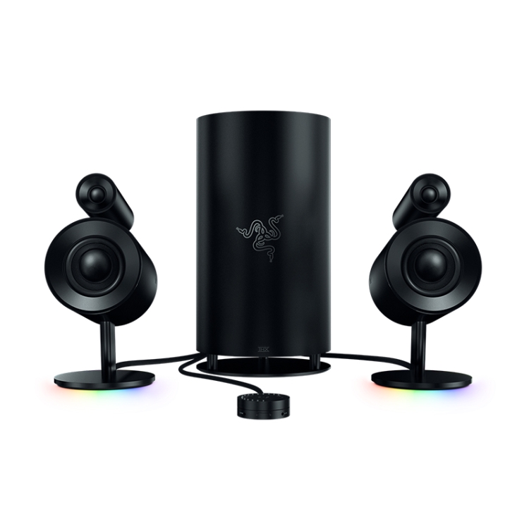 

Razer Nommo Pro Wired and Bluetooth Full Frequency 2.1 Multimedia Computer Game Speakers (Black)