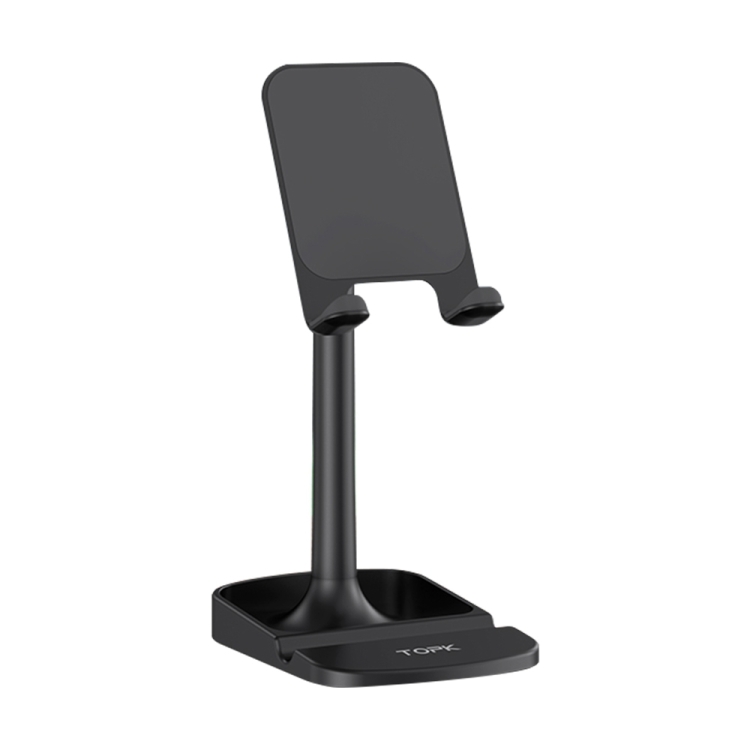 

TOPK D23 Adjustable Angle Desktop Holder Lazy Bracket for 4-12.9 inch Phones / Tablets(Black)