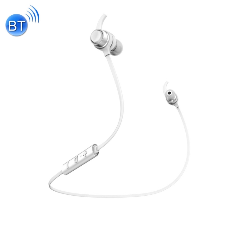 

Baseus Wire Control Wireless Bluetooth 4.1 Earphone In-ear Headphone with Microphone, for iPhone, Galaxy, Sony, HTC, Huawei, Xiaomi, Lenovo and other Smartphones(White)